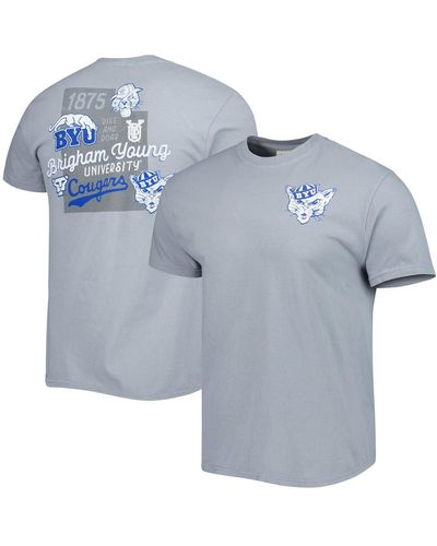 Image One Byu Cougars Vault State Comfort T-shirt - Blue