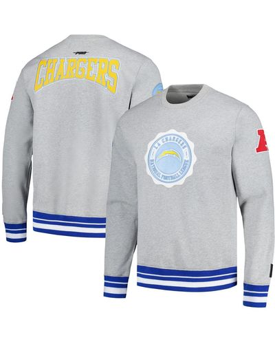 Pro Standard Los Angeles Chargers Crest Emblem Pullover Sweatshirt - Blue