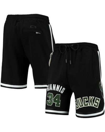 Pro Standard Giannis Antetokounmpo Milwaukee Bucks Player Replica Shorts - Black