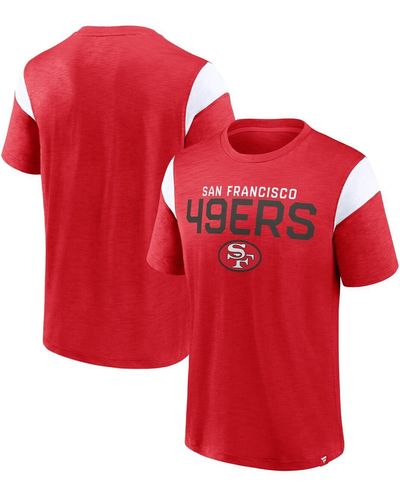 Fanatics San Francisco 49ers Home Stretch Team T-shirt - Red