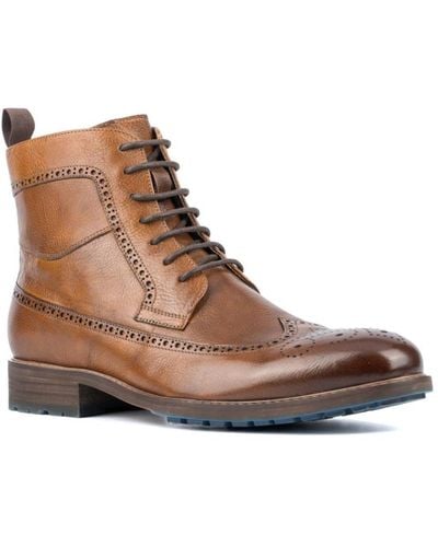Vintage Foundry Co. Leather Everard Boots - Brown