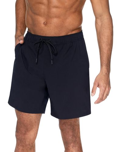 Reebok 7" Compression Hybrid Swim Shorts - Blue