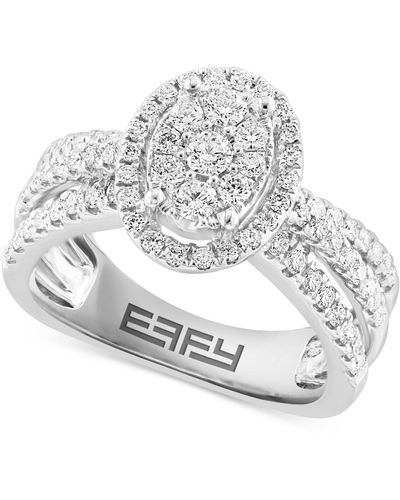 Effy Effy Diamond Halo Cluster Ring (7/8 Ct. T.w. - White