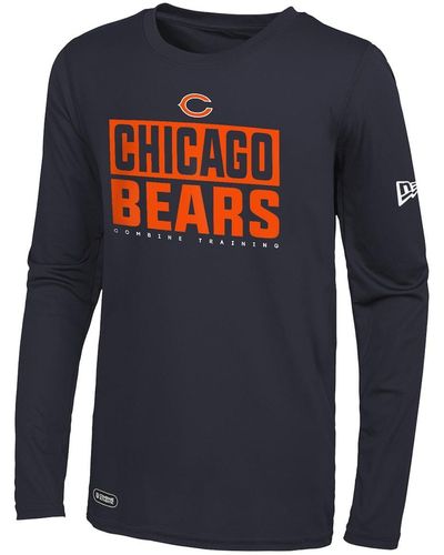 KTZ Chicago Bears Combine Authentic Offsides Long Sleeve T-shirt - Blue