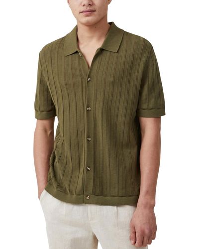 Cotton On Pablo Short Sleeve Shirt - Green