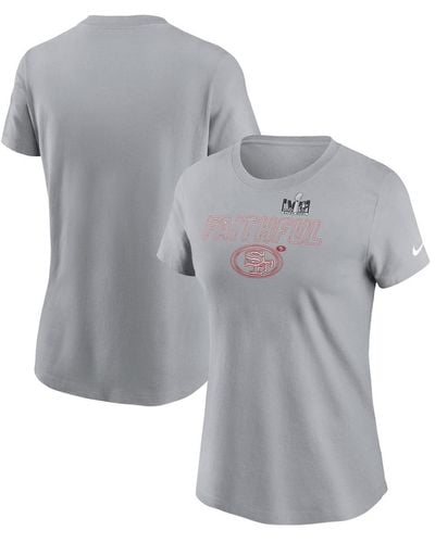 Nike San Francisco 49ers Super Bowl Lviii Local Essential T-shirt - Gray