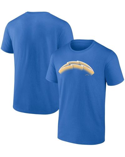 Fanatics Los Angeles Chargers Chrome Dimension T-shirt - Blue