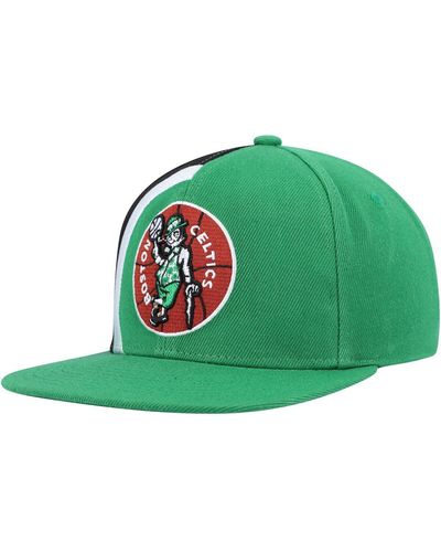 Mitchell & Ness Boston Celtics Hardwood Classics Retroline Snapback Hat - Green