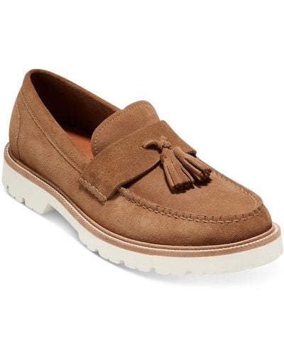 Cole Haan American Classics Suede Tassel Loafer - Brown