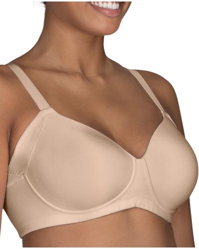 Vanity Fair Beauty Back Full Figure Wirefree Extended Side And Back Smoother Bra 71267 - Brown