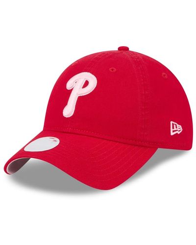 KTZ Philadelphia Phillies 2024 Mother's Day 9twenty Adjustable Hat - Red