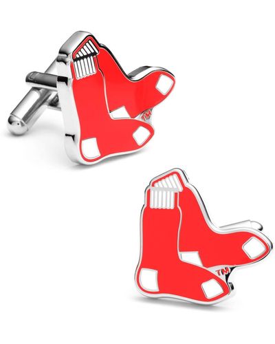 Cufflinks Inc. Sox Cufflinks - Red