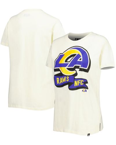 KTZ Los Angeles Rams Chrome Sideline T-shirt - White