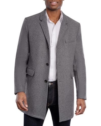 Michael Kors Ghent Slim-fit Overcoat - Gray