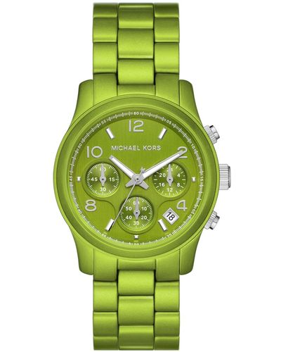 Michael Kors Limited-edition Runway Green-tone Watch
