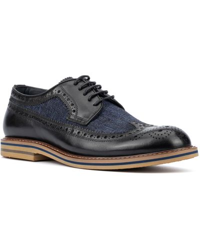 Vintage Foundry Falcon Oxford Shoes - Blue
