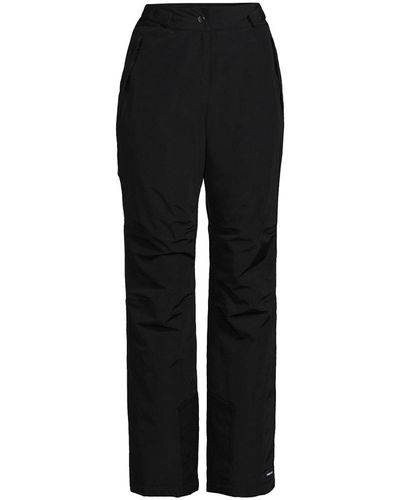 Lands' End Petite Squall Waterproof Insulated Snow Pants - Black