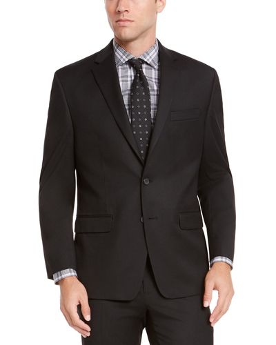 Izod Classic-fit Suit Jackets - Black