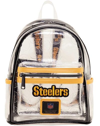 Loungefly And Pittsburgh Steelers Mini Backpack - Metallic