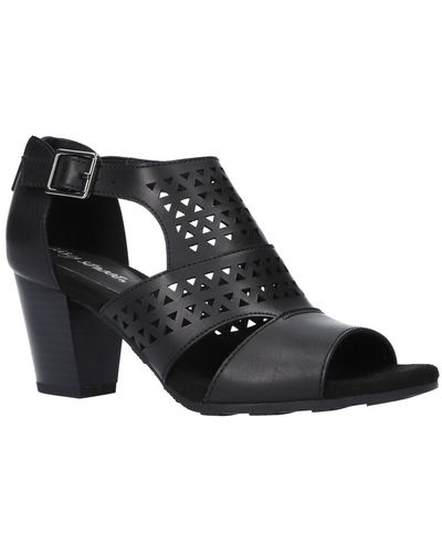 Easy Street Adara Heeled Sandals - Black