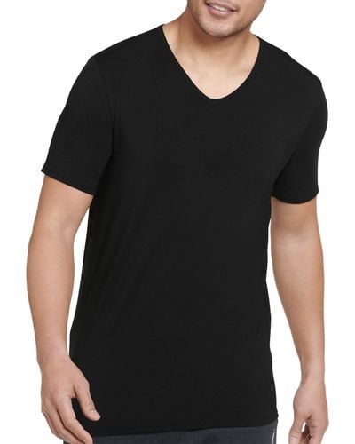 Jockey Active Ultra Soft V-neck T-shirt - Black