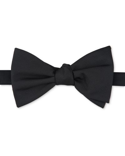 BarIII Piercy Solid Bow Tie - Black