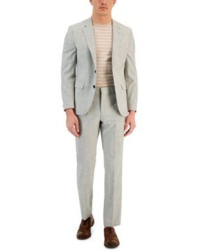 BOSS Hugo By Superflex Modern Fit Suit - Gray