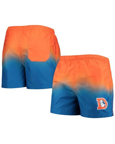 FOCO Denver Broncos Retro Dip-dye Swim Shorts - Multicolor