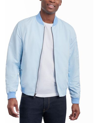 Michael Kors Bomber Jacket, Created For Macy's - Blue