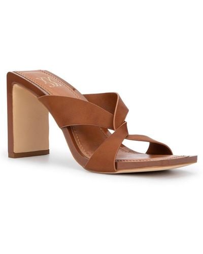 New York & Company Inna Heel Sandal - Brown