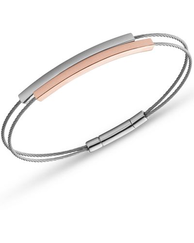 Skagen Elin Stainless Steel Cable Bracelet - Multicolor