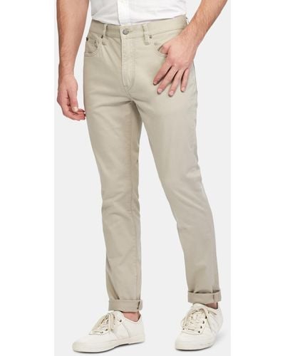 Polo Ralph Lauren Slim Straight Stretch Sateen Five-pocket Pants - Natural