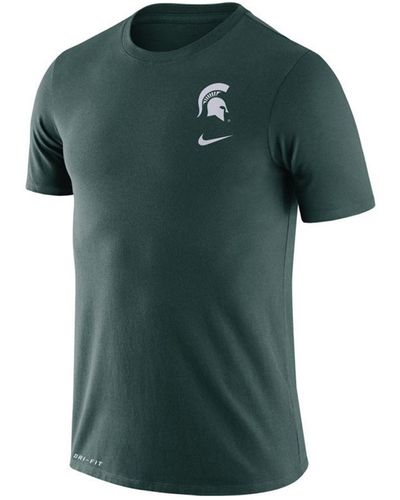 '47 Nike Michigan State Spartans Dri-fit Cotton Dna T-shirt - Yellow