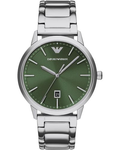Emporio Armani Stainless Steel Bracelet Watch 43mm - Green
