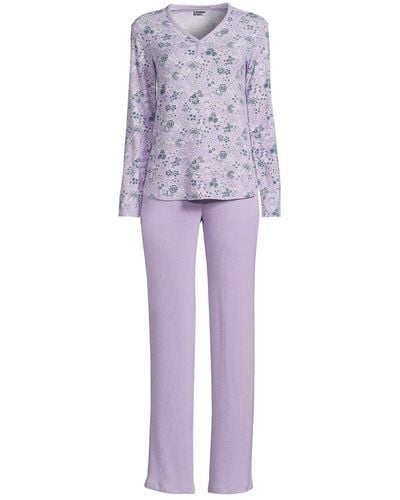 Lands end womens petite pajamas sale
