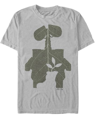 Fifth Sun Wall-e Leaf Fill Short Sleeve Crew T-shirt - Metallic