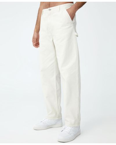 Cotton On Loose Fit Pants - White