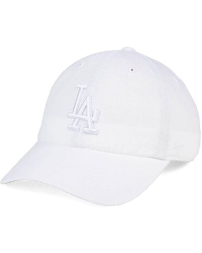 '47 Los Angeles Dodgers White/white Clean Up Cap