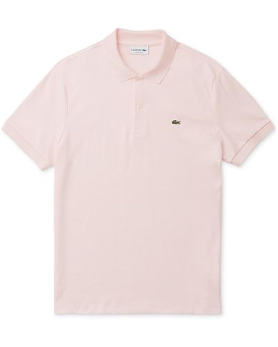 Lacoste Regular Fit Short Sleeve Polo - Pink