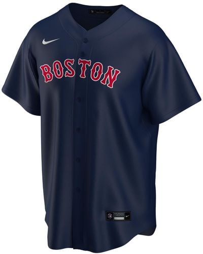 Nike Boston Red Sox Official Blank Replica Jersey - Blue