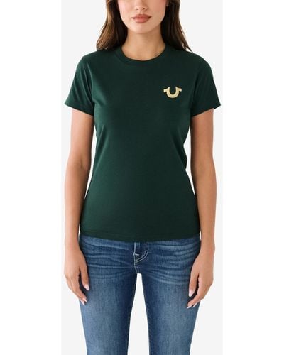 True Religion Short Sleeve Crew T-shirt - Green