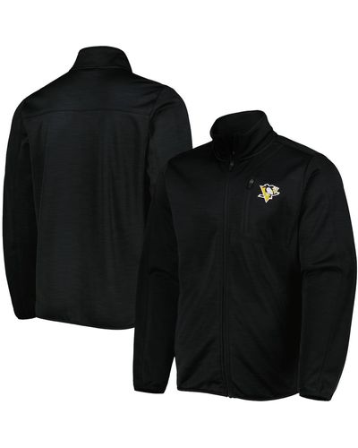 G-III 4Her by Carl Banks Pittsburgh Penguins Closer Transitional Full-zip Jacket - Black