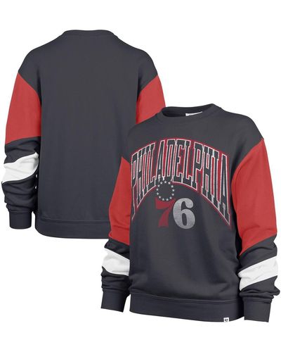 '47 Philadelphia 76ers 2023/24 City Edition Nova Crew Sweatshirt - Gray