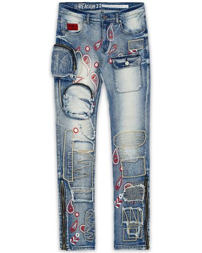 Reason Sylvester Denim Jeans - Blue