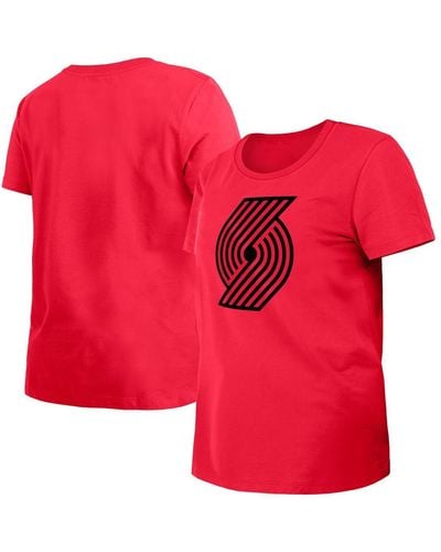 KTZ Portland Trail Blazers 2023/24 City Edition T-shirt - Red