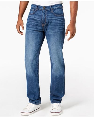 tommy hilfiger men's relaxed fit stretch jeans