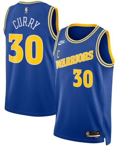 Nike Stephen Curry Blue Golden State Warriors 2022/23 Swingman Jersey - Classic Edition