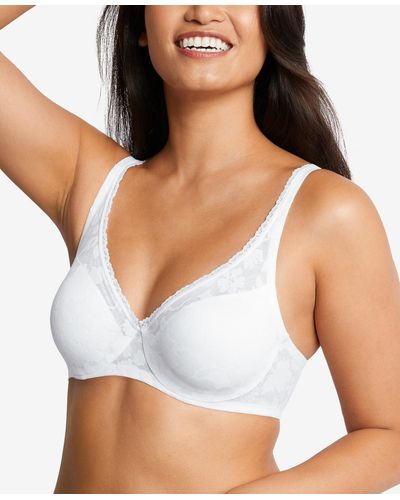 Bali Passion For Comfort Smooth Lace Underwire Bra Df6590 - White