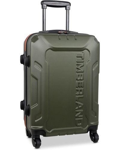 Timberland Boscawen 21" Carry-on Lightweight Hardside Spinner Suitcase - Green