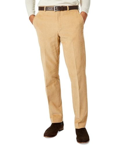 Michael Kors Modern-fit Corduroy Pants - Natural